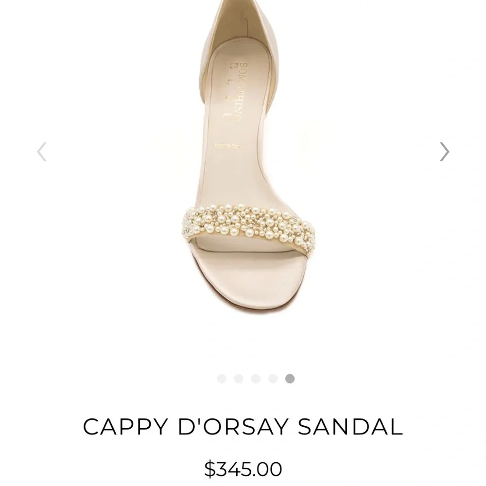 New Something’s Blue Cappy D’Orsay Sandal Size 7 Display